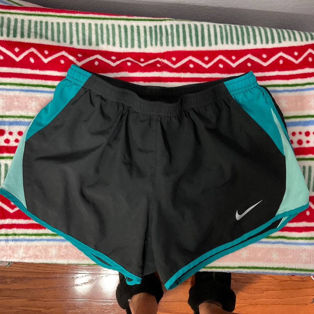 Nike Women’s Small Black/Blue Dri-Fit Sports Shorts